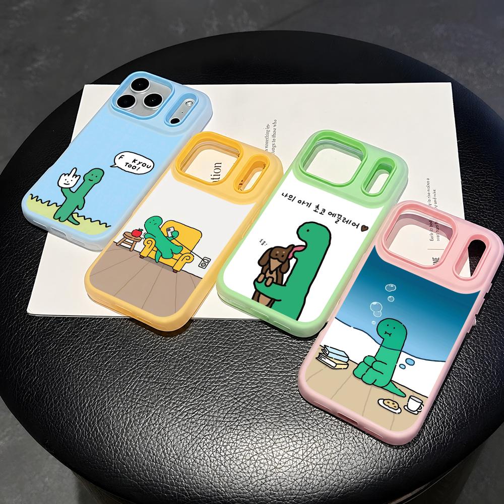 Phone Cases With Card Holder - J-JOGUMAN Studio Dinosaur Urocze Etui na