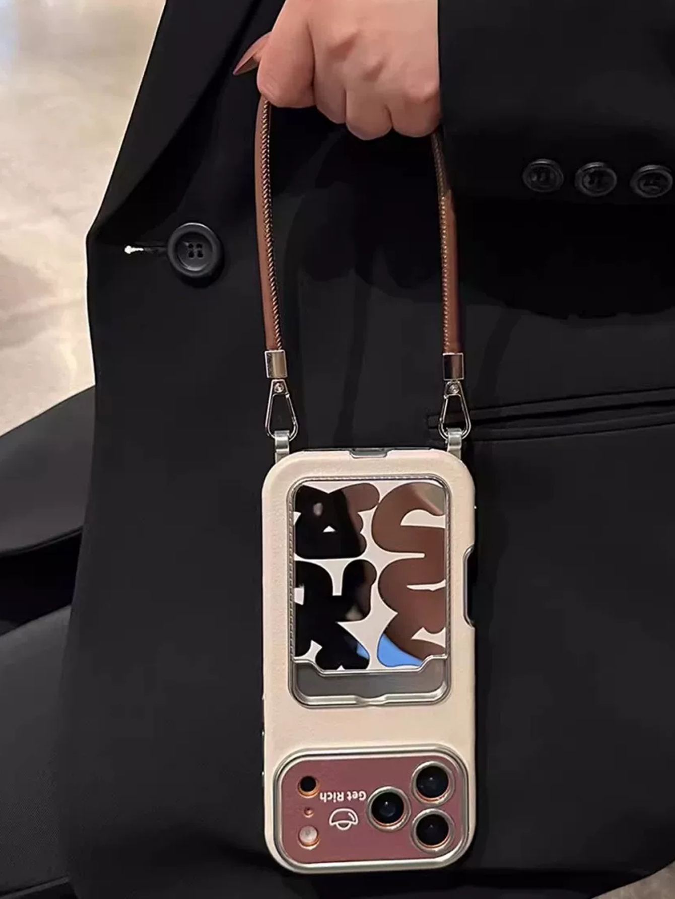 Phone Cases With Card Holder - Luksusowe skórzane etui na telefon z