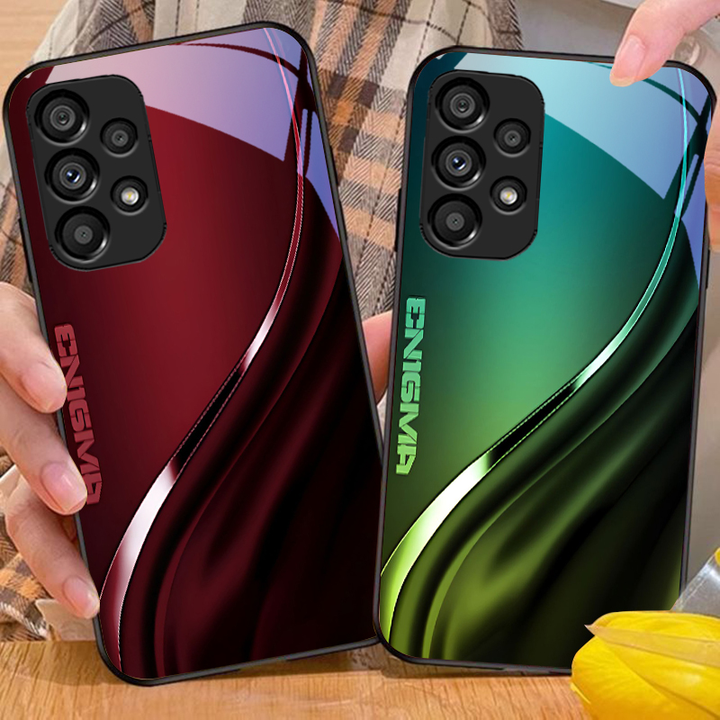 Gradient Color Case - Gradientowe szary etui na telefon Samsung