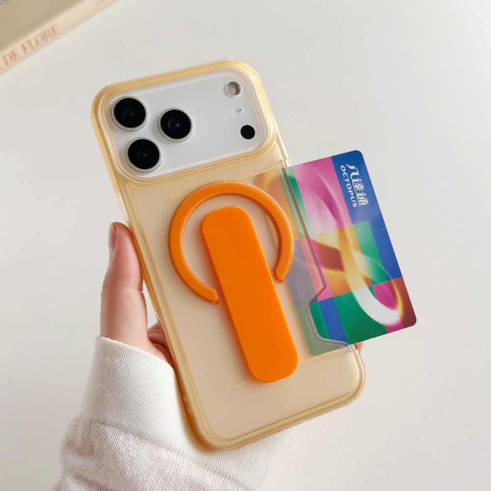 Phone Cases With Card Holder - Przezroczysty uchwyt na karty do magnetycznego