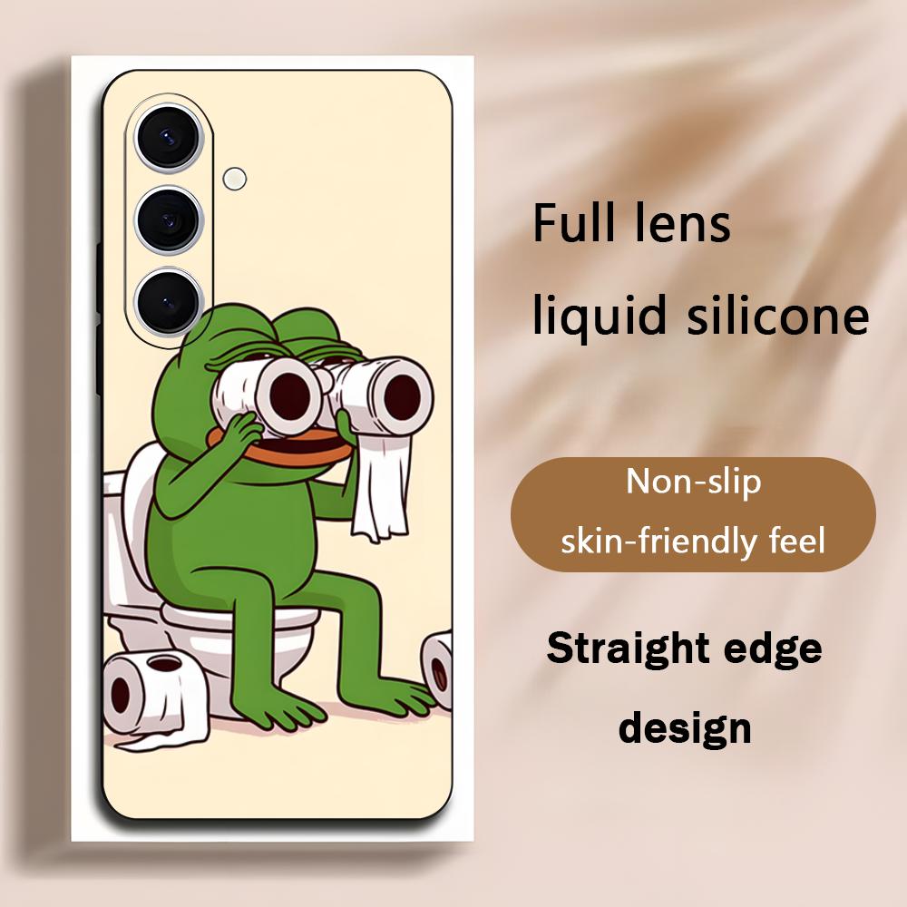 Phone Cases Samsung S24 - Smutny Żabka Pepe Rysunek Fajne Etui
