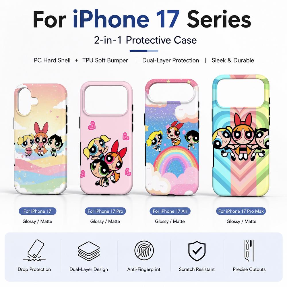 Phone Cases Anime - Etui na telefon Anime P-Powerpuff Girls,