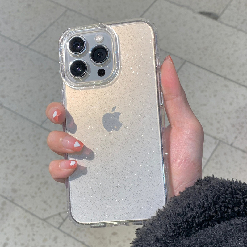 Phone Cases Mous - Przezroczyste, proste, brokatowe etui na telefon