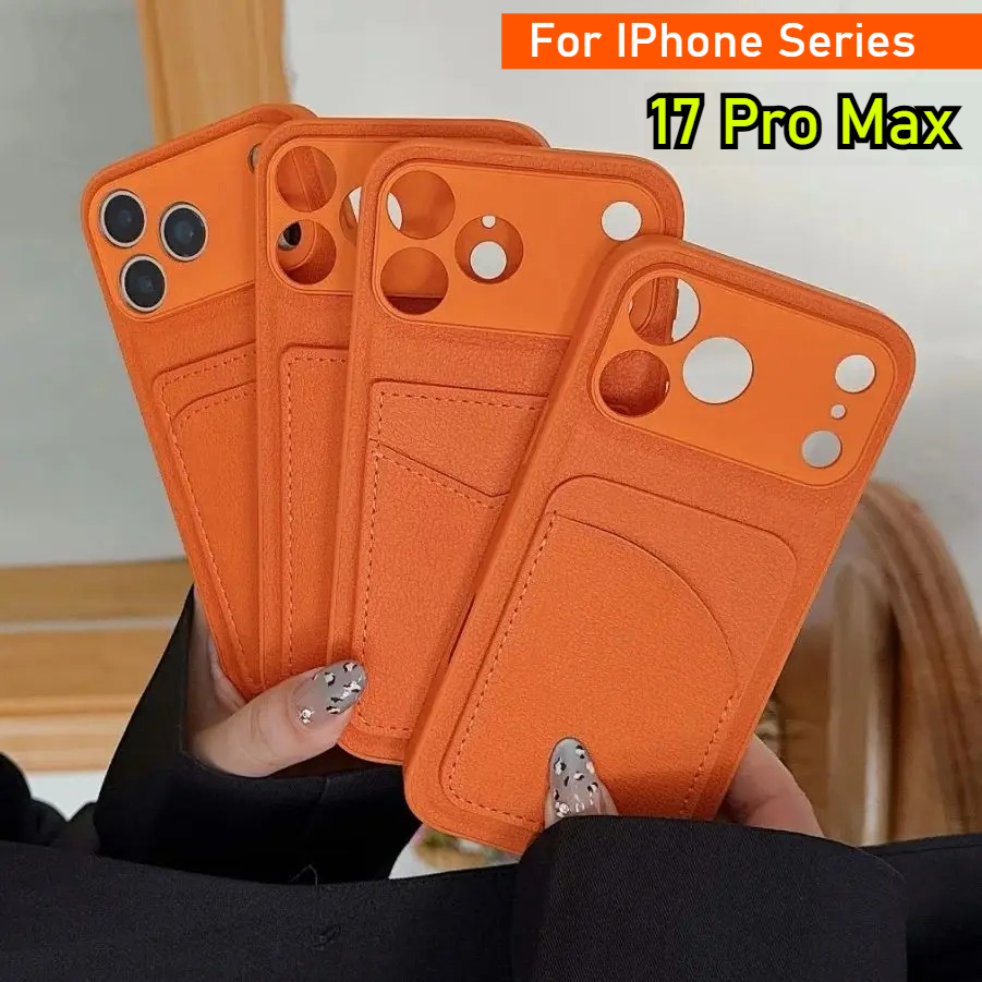 Phone Cases With Card Holder - Skórzane etui z kieszonką na karty