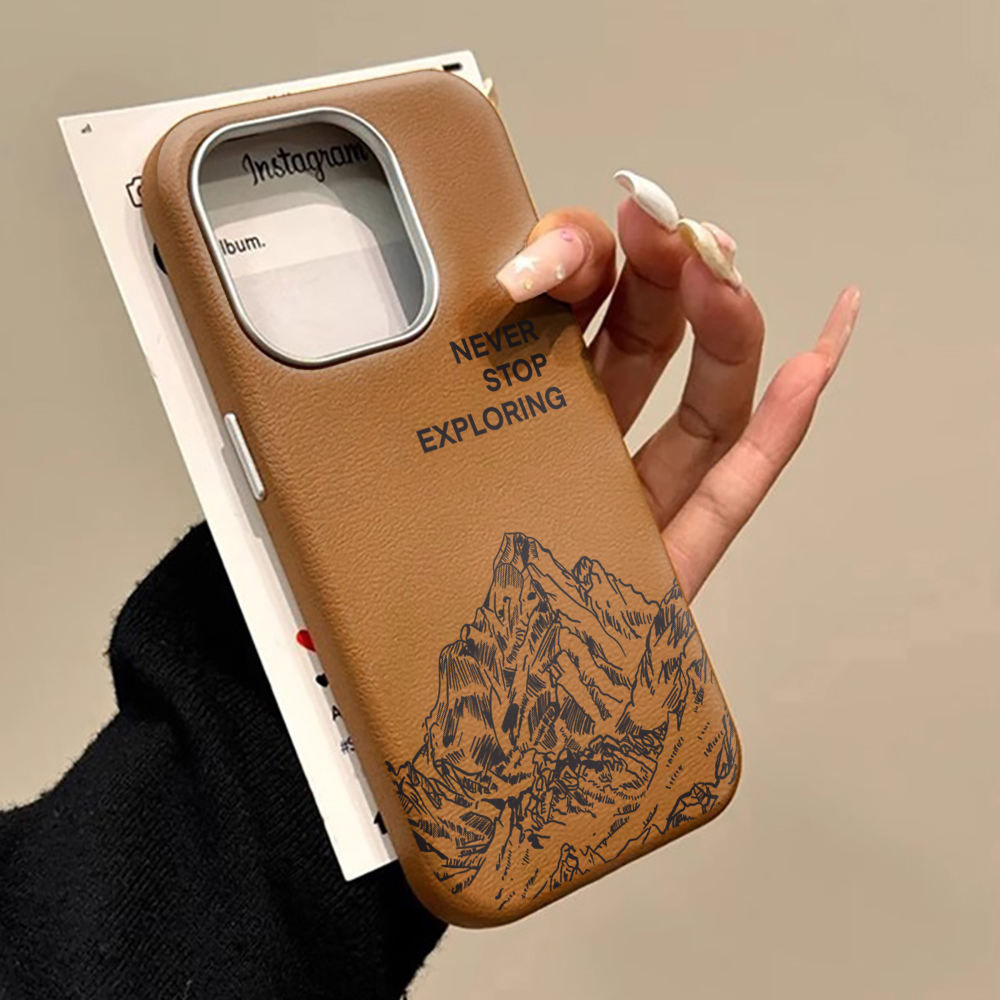 Phone Cases Samsung S24 - Luksusowe, proste etui w górskim stylu