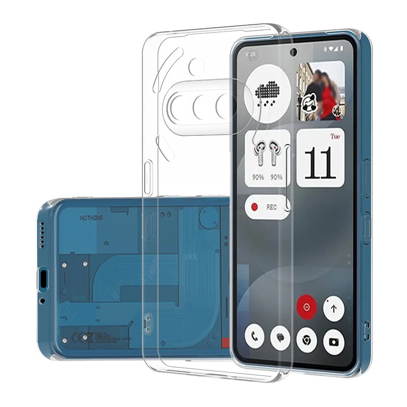 Phone Cases Nothing 3A - Proste, cienkie, miękkie etui z TPU,