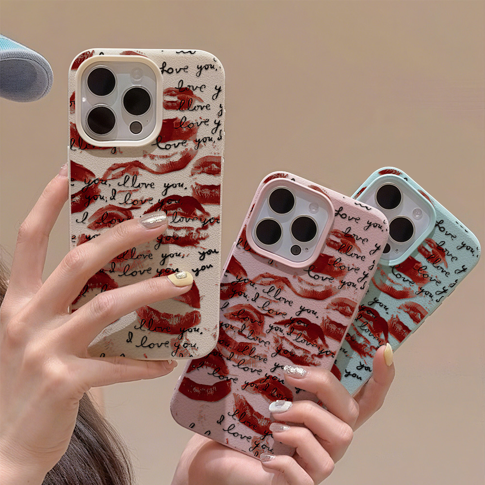 Phone Cases Store - Etui na telefon z jaskrawo czerwonymi