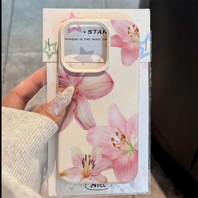Phone Cases Samsung S24 - Etui na telefon z teksturą różowej