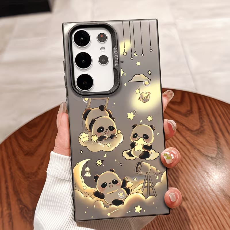 Gradient Color Case - Etui na telefon z nadrukiem pandy