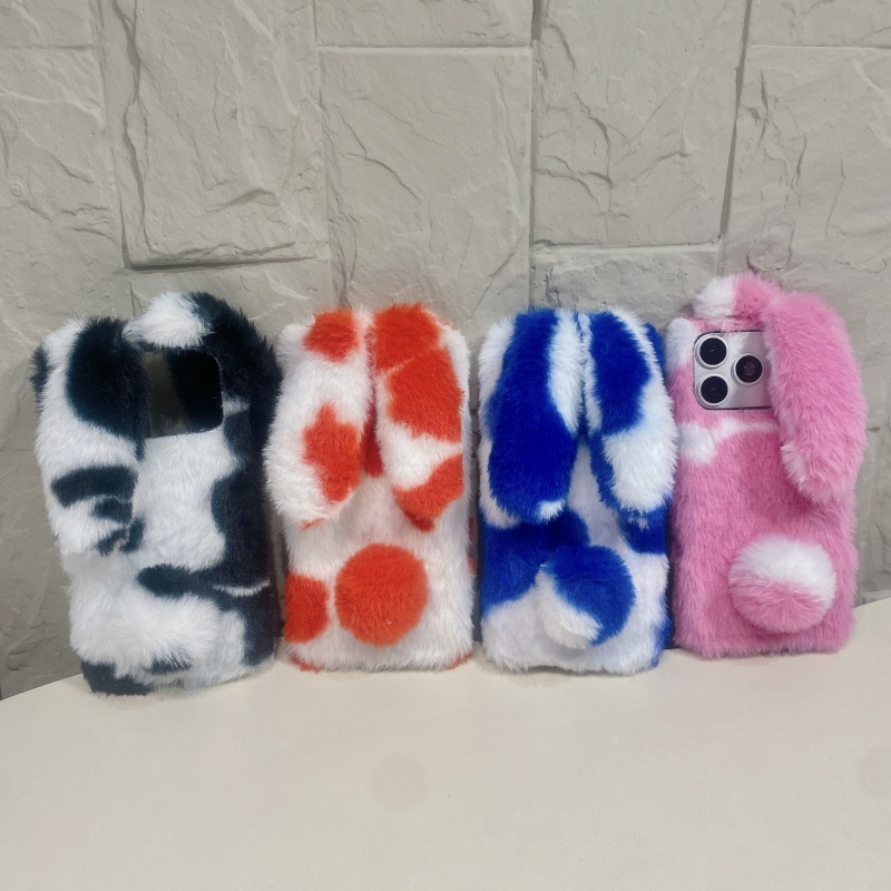 Phone Cases Iphone 16 - Urocze futrzane etui na telefon z