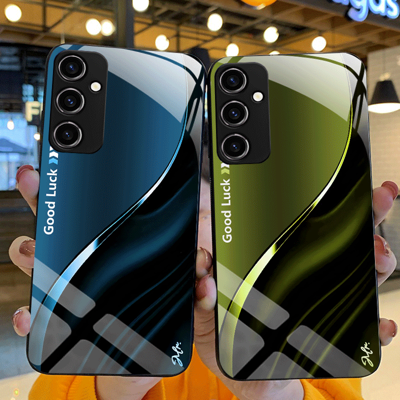 Gradient Color Case - Twarde etui ze szkła hartowanego do