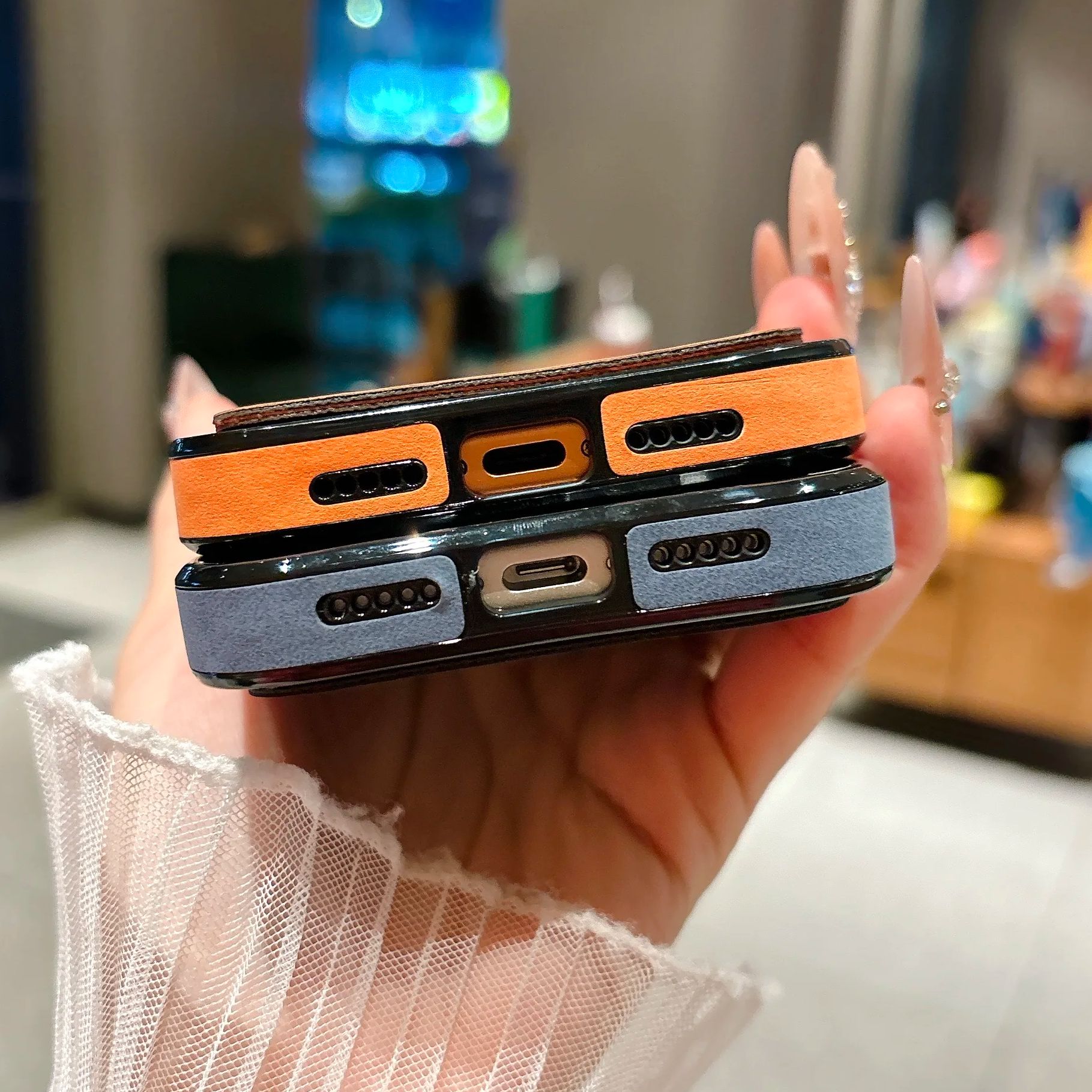 Etui na telefon z zamszu z prz – Phone Cases With Card Holder recenzja i cena