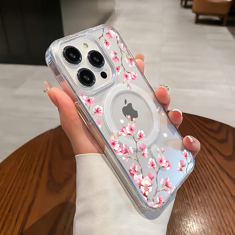 Luksusowe różowe etui z kwiata – Phone Cases Magsafe recenzja i cena