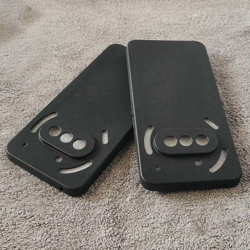 Czarne matowe silikonowe etui  – Phone Cases Nothing 3A recenzja i cena